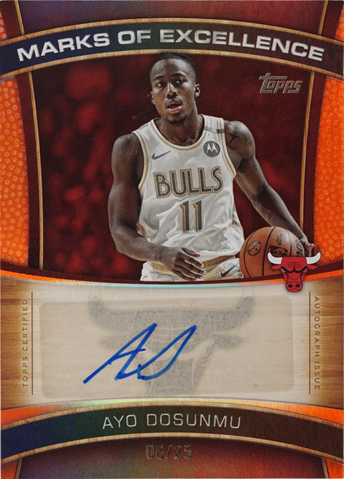 Ayo Dosunmu trading card