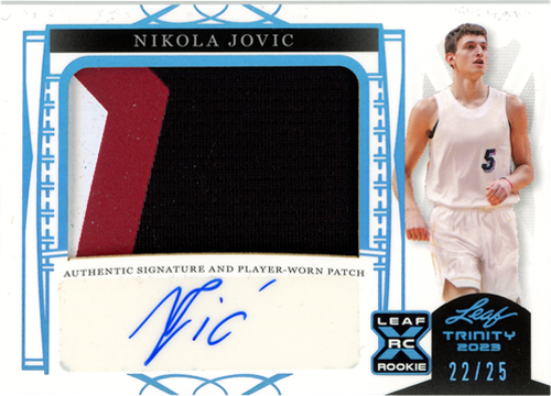 Nikola Jovic trading card