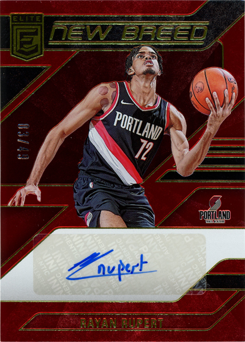 Rayan Rupert trading card