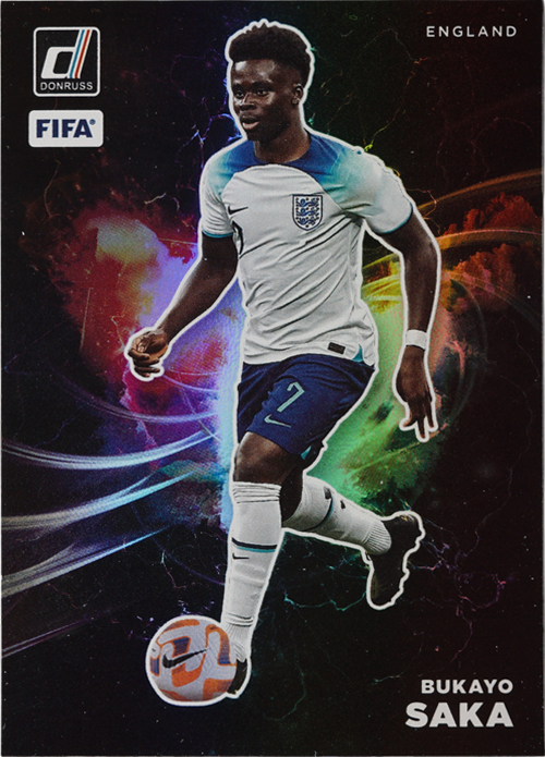 Bukayo Saka trading card