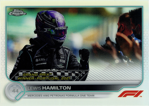 Lewis Hamilton trading card