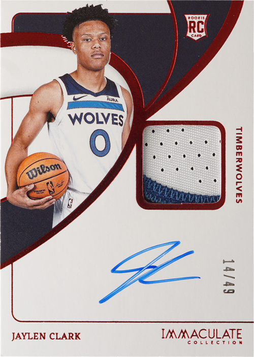 Jaylen Clark trading card