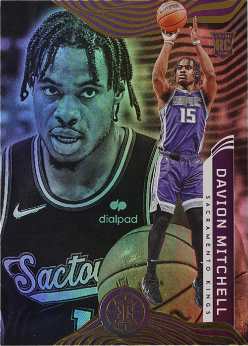 Davion Mitchell trading card