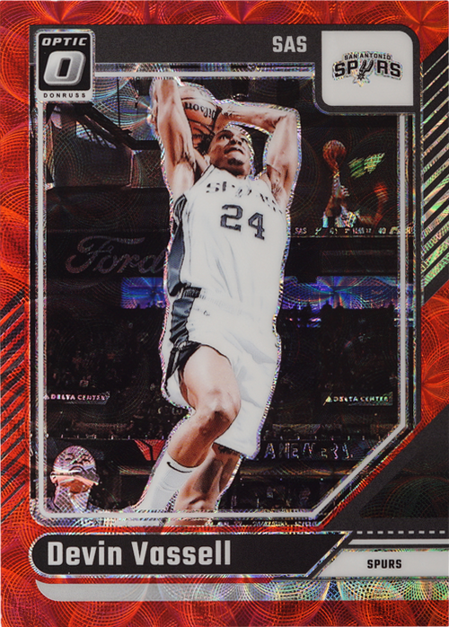 Devin Vassell trading card