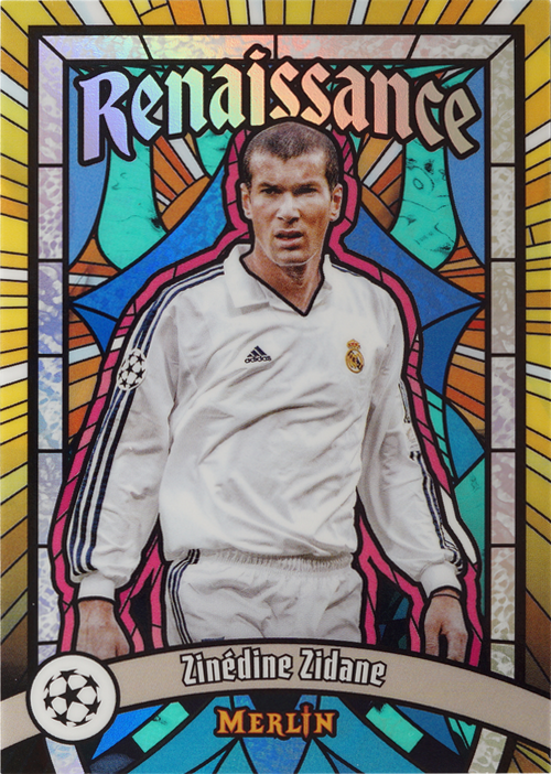 Zinédine Zidane trading card