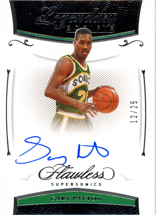 Gary Payton trading card