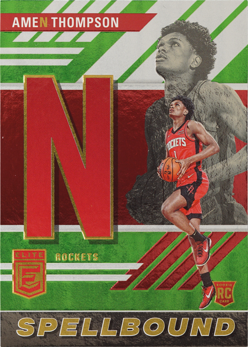 Amen Thompson trading card