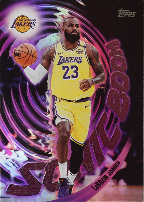 LeBron James trading card