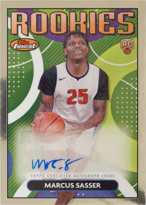 Marcus Sasser trading card