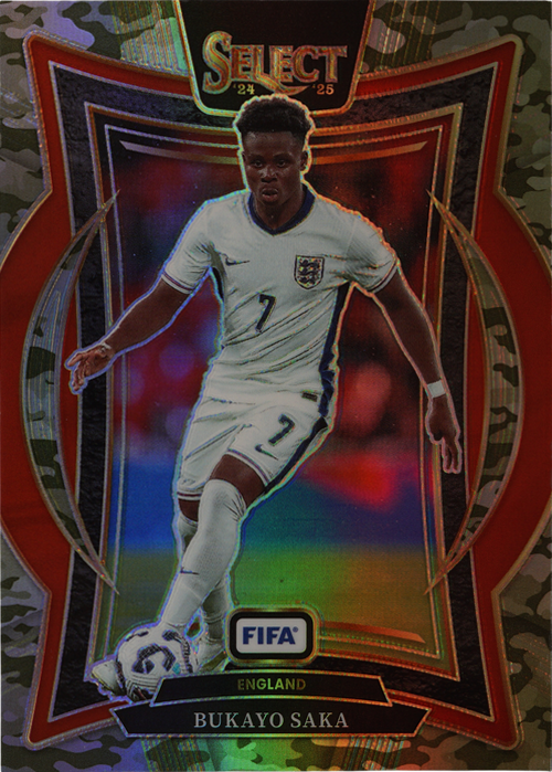Bukayo Saka trading card