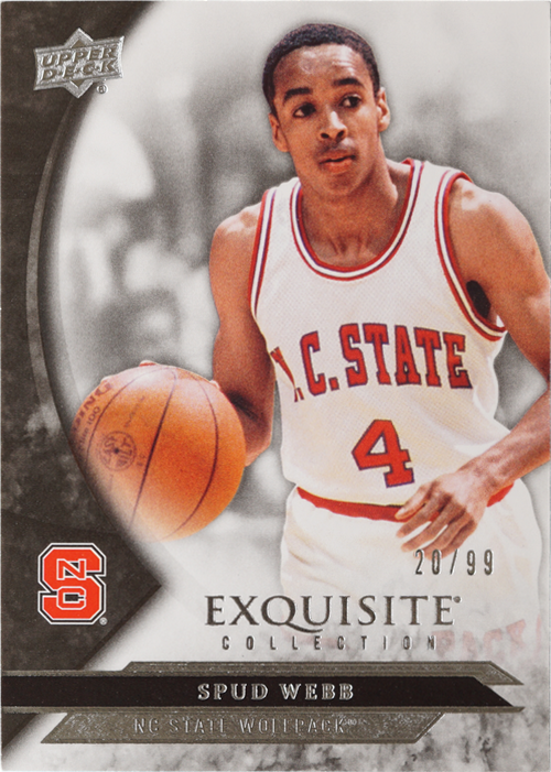 Spud Webb trading card