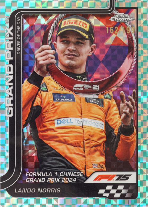 Lando Norris trading card
