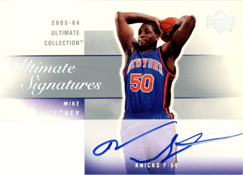 Mike Sweetney trading card