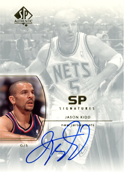 Jason Kidd trading card
