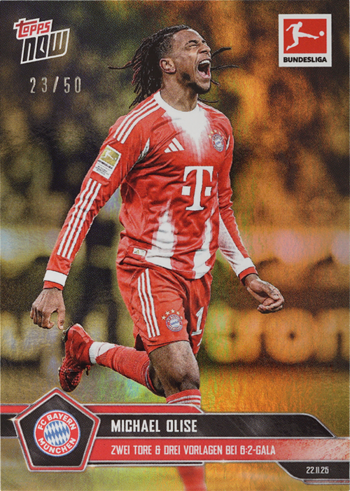 Michael Olise trading card
