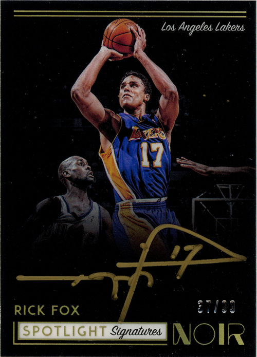 Rick Fox trading card