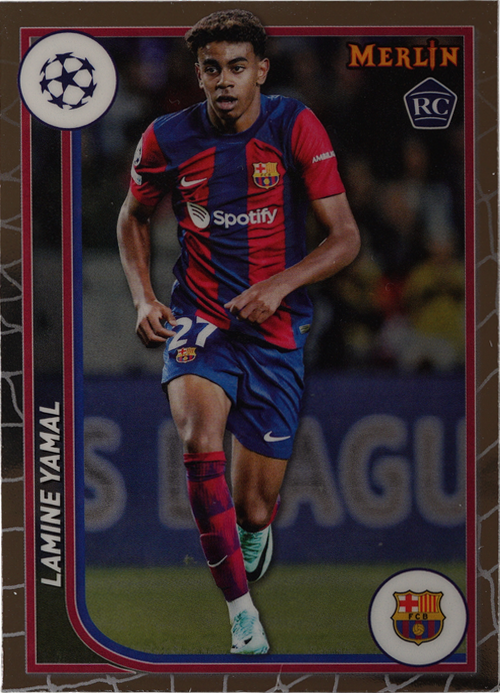 Lamine Yamal trading card