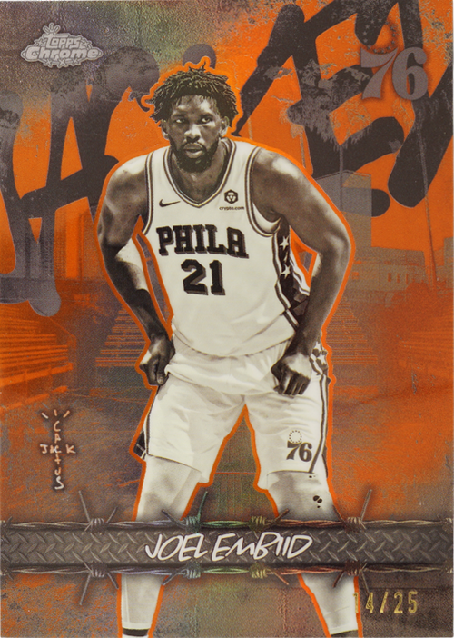 Joel Embiid trading card