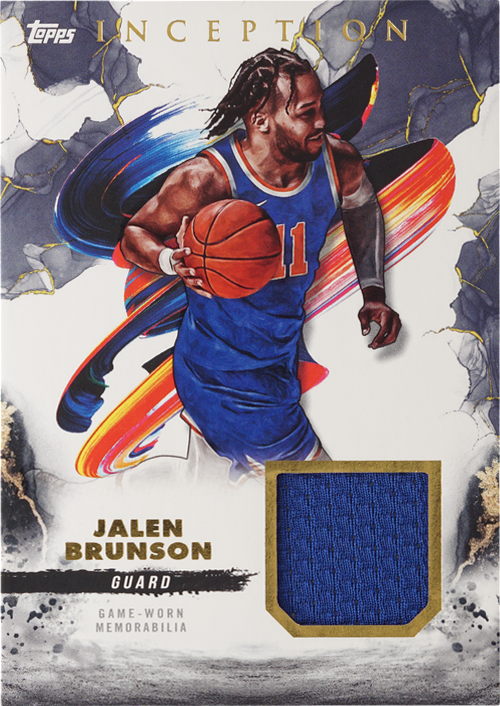 Jalen Brunson trading card