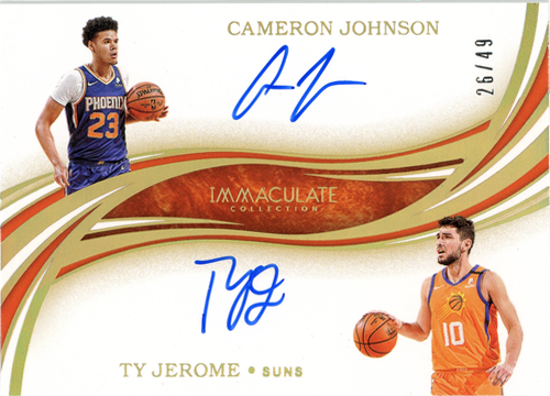 Cameron Johnson/Ty Jerome trading card