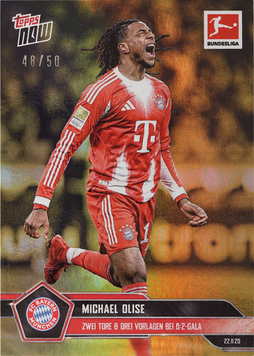 Michael Olise trading card