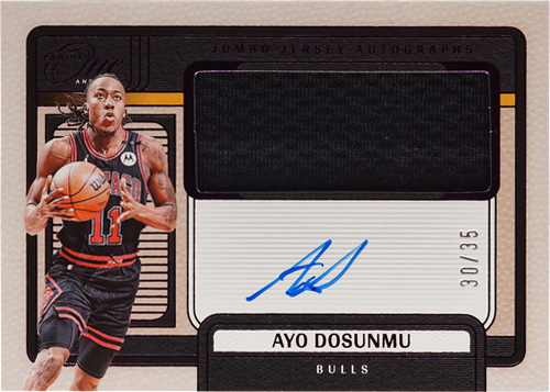 Ayo Dosunmu trading card