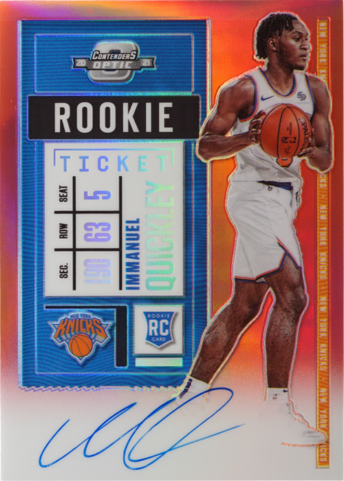 Immanuel Quickley trading card