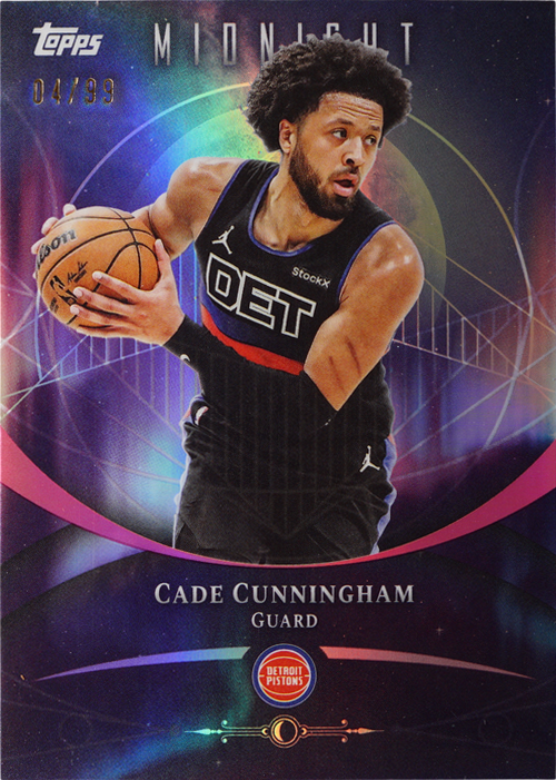 Cade Cunningham trading card