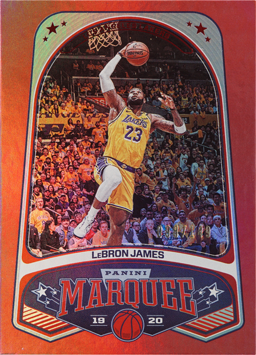 LeBron James trading card