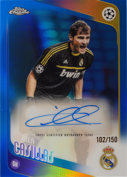 Iker Casillas trading card