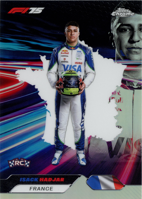 Isack Hadjar trading card