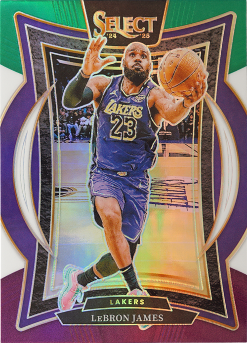 LeBron James trading card