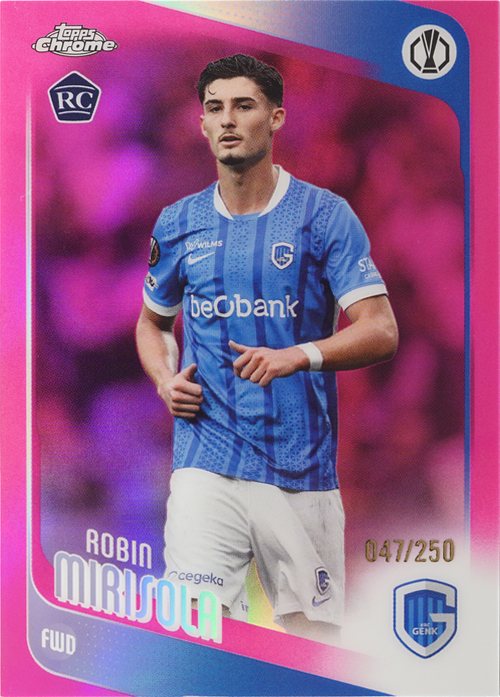 Robin Mirisola trading card