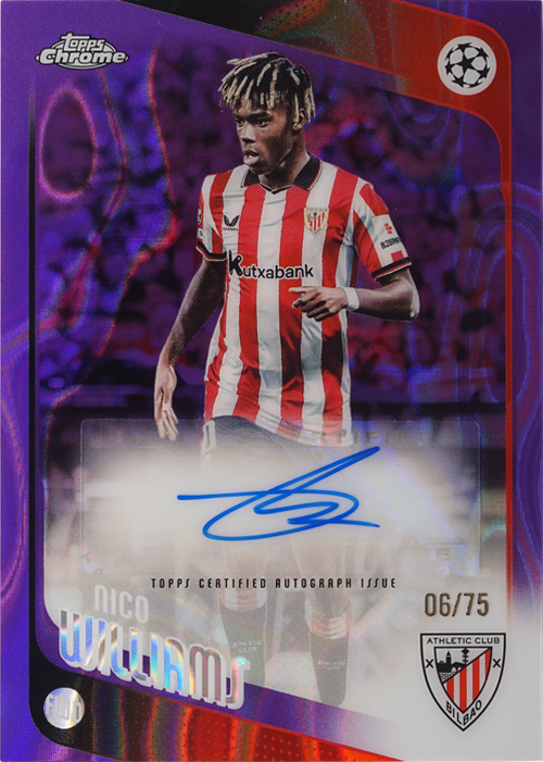 Nico Williams trading card