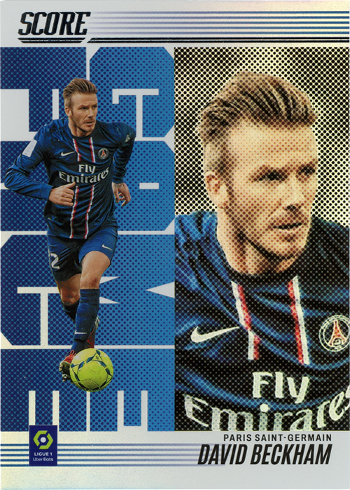 David Beckham trading card