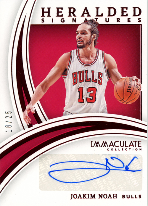 Joakim Noah trading card