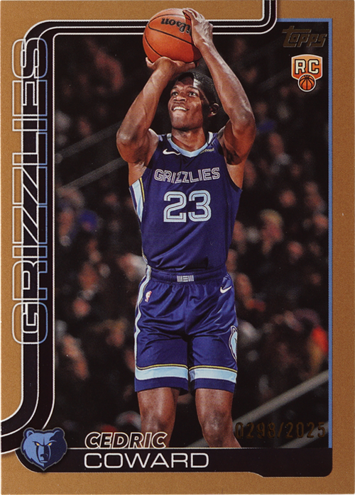 Cedric Coward trading card