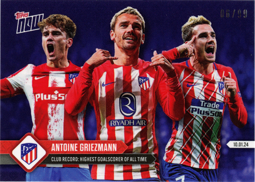 Antoine Griezmann trading card