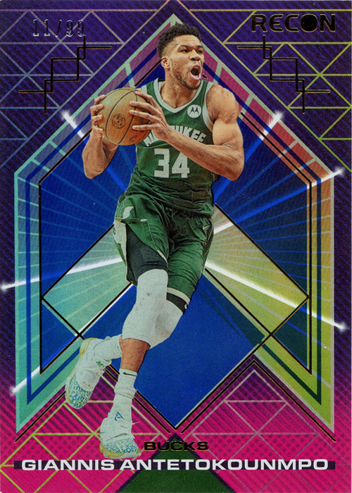 Giannis Antetokounmpo trading card