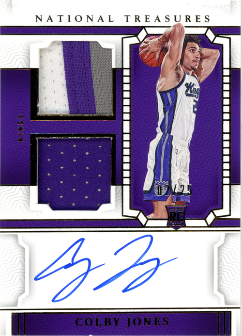 Colby Jones trading card