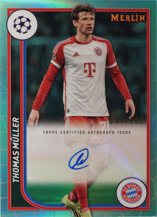Thomas Mϋller trading card