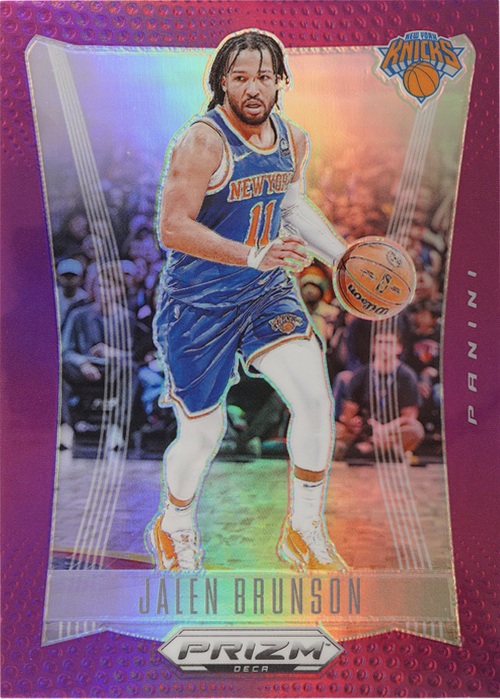 Jalen Brunson trading card