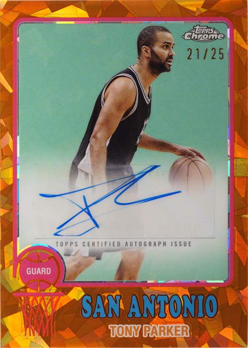 Tony Parker trading card