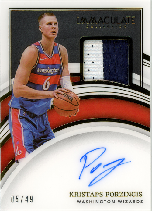 Kristaps Porzingis trading card
