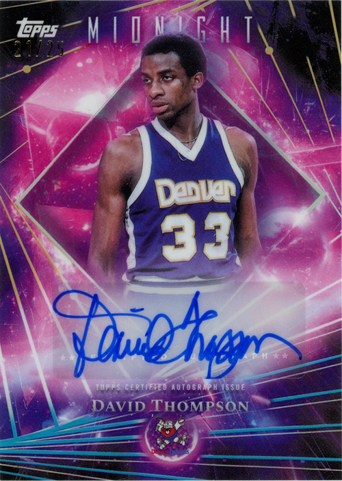 David Thompson trading card