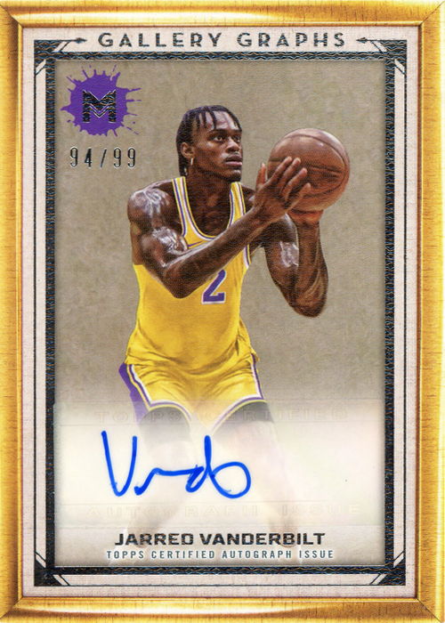 Jarred Vanderbilt trading card
