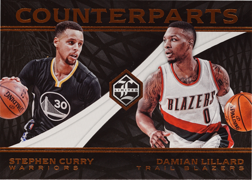 Stephen Curry/Damian Lillard trading card