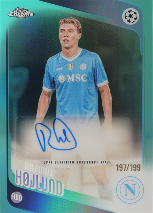 Rasmus Højlund trading card