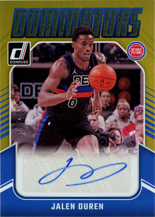 Jalen Duren trading card