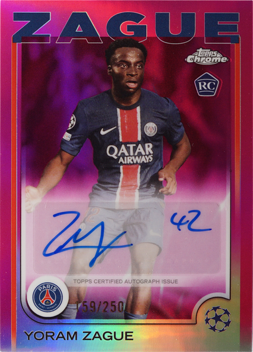 Yoram Zague trading card